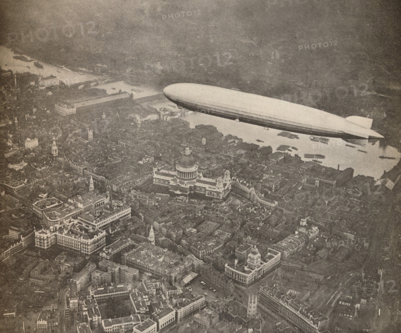 'The tour of the Graf Zeppelin over Great Britain, August 1931', 1931 (1935). Artist: Unknown.