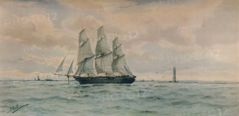 'Seascape', c1895. Artist: Albert Ernest Markes.
