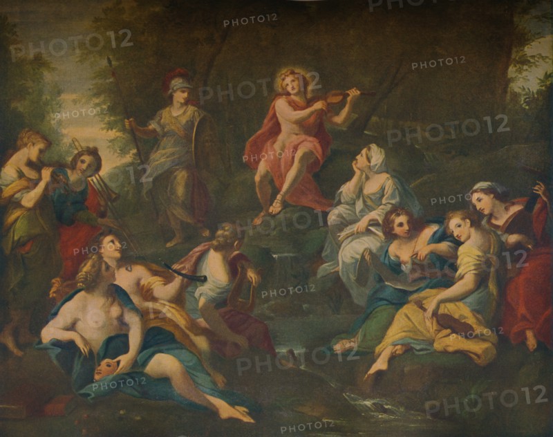 'Apollo and the Muses', 1772. Artist: Angelika Kauffmann.