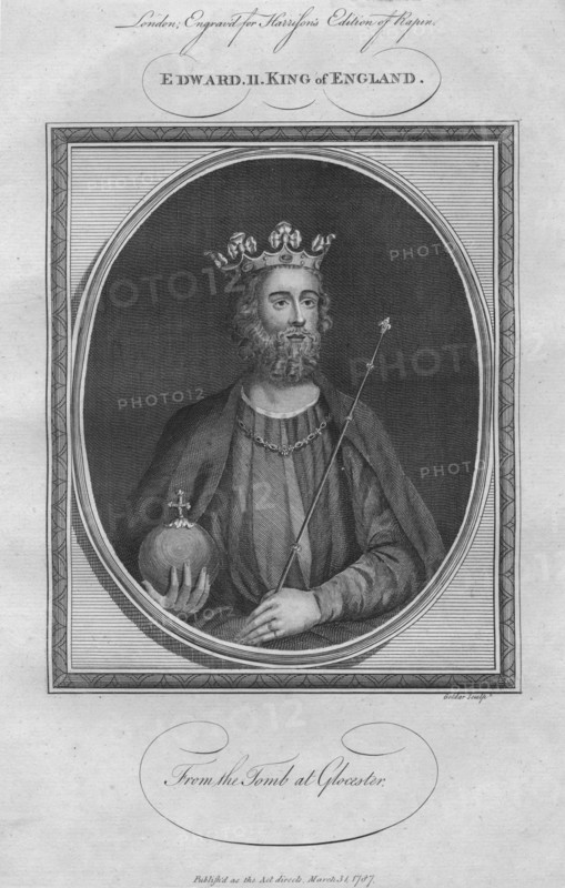 King Edward II, 1787.  Artist: Anon.