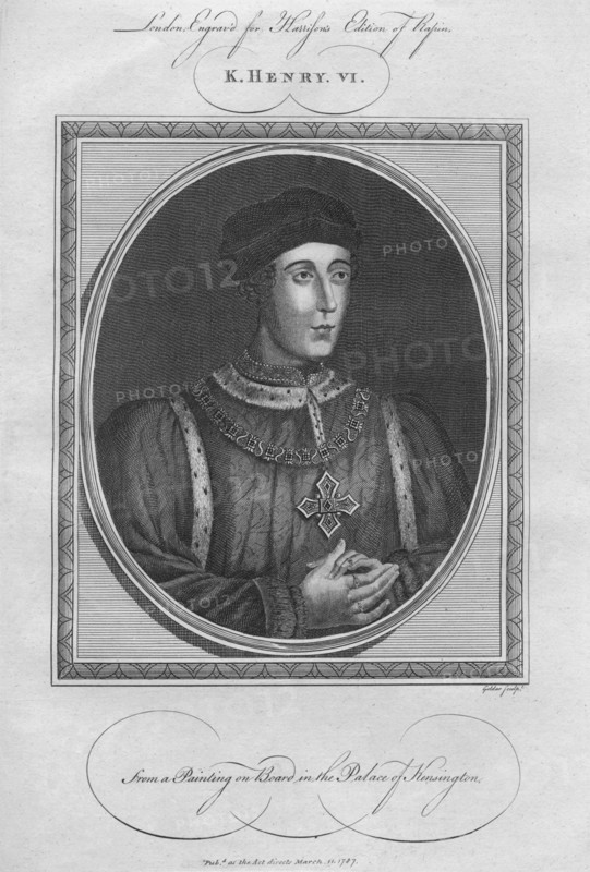 King Henry VI, 1787.  Artist: Anon.