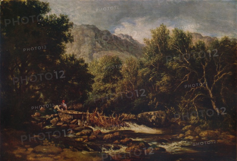'On the Lledr', c1844. Artist: David Cox the elder.