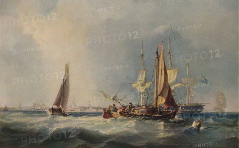 'Portsmouth', 1839. Artist: George Chambers.