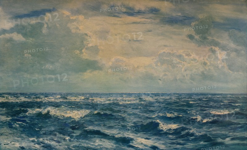 'A Silvery Day West of the Needles, Isle of Wight', 1932. Artist: Henry Moore.