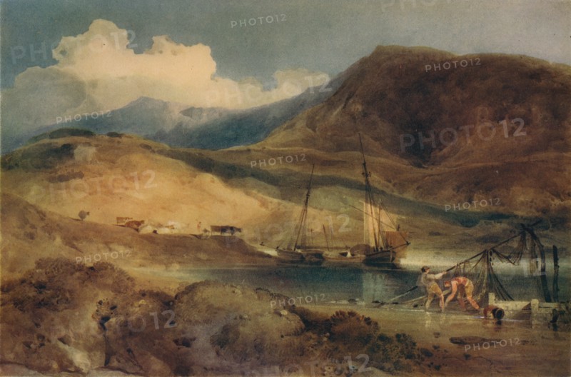 'Cader Idris, from Barmouth Sands', c1833. Artist: John Sell Cotman.