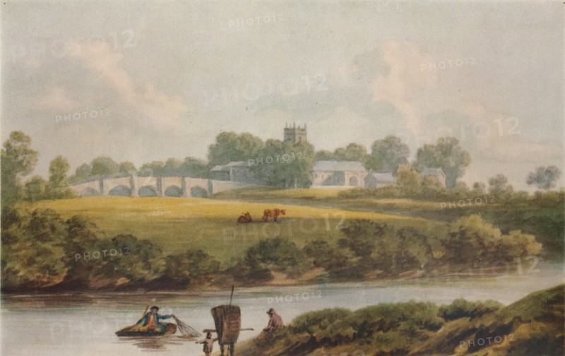 'Bangor Is-y-Coed, Denbighshire', c1795. Artist: John Warwick Smith.
