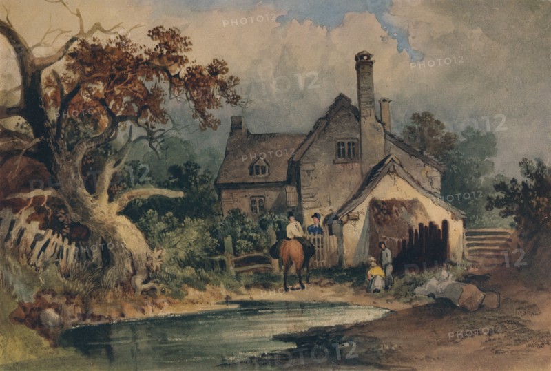 'A Cottage', c1852. Artist: Joseph William Allen.