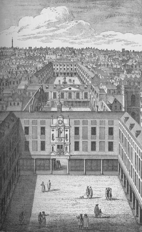 'The Old St. Thomas's Hospital in Bermondsey, which replaced the earlier monastic buildings in 1701, Artist: Unknown.