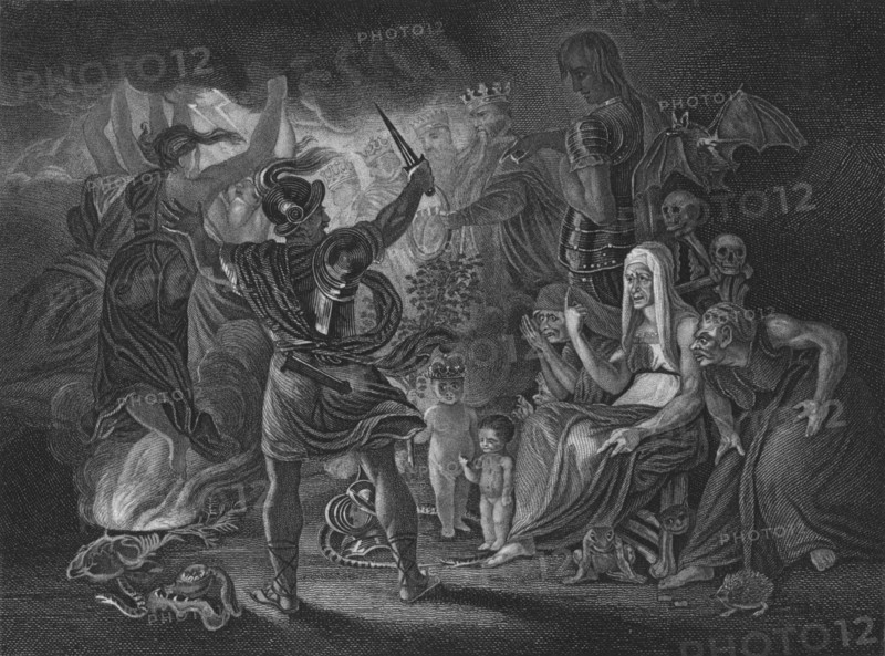 Act IV Scene i from Macbeth, c19th century. Artist: Unknown.