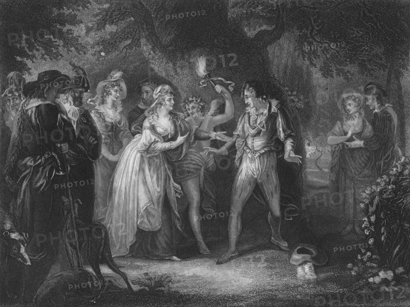 Act V Scene iv from As You Like It, c19th century. Artist: Unknown.