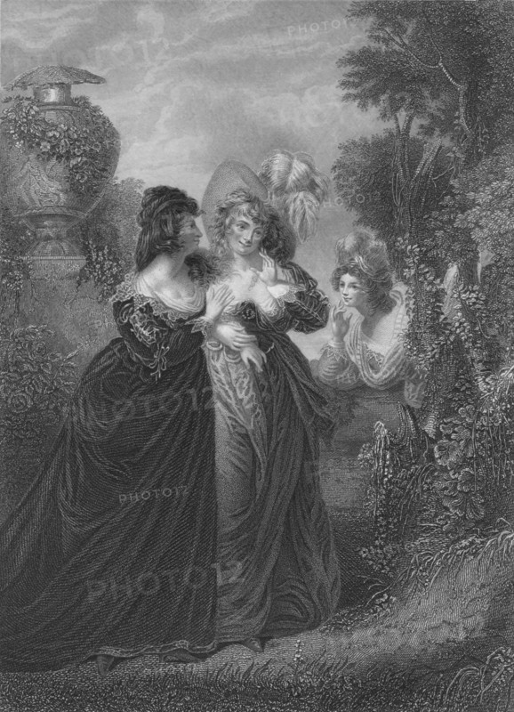 Act III Scene i from Much Ado About Nothing, c19th century. Artist: Unknown.