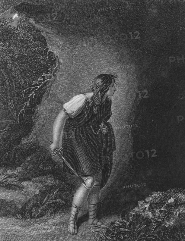 Act III Scene vi from Cymbeline, c19th century. Artist: Unknown.