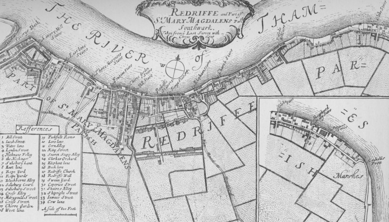 'A Plan of Rotherhithe', 1755, (1912). Artists: Unknown, John Stow.