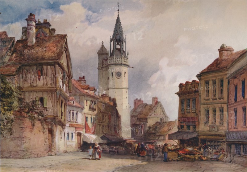 'Evreux', c1855. Artist: William Callow.
