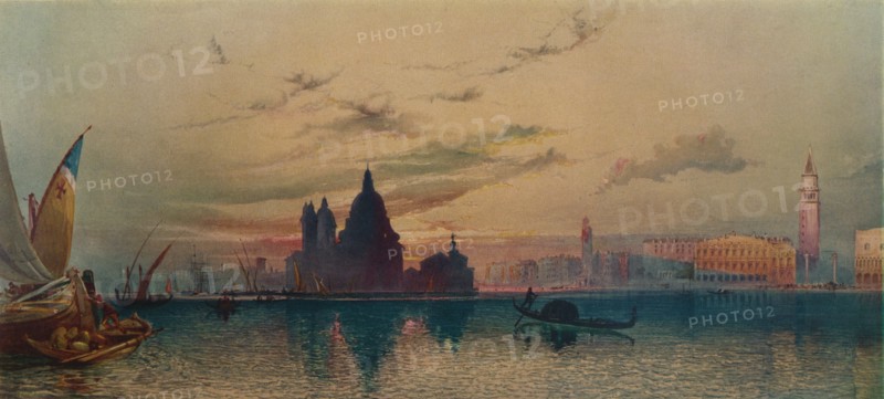 'La Santa Salute, from San Giorgio, Venice', c1872. Artist: William Collingwood Smith.