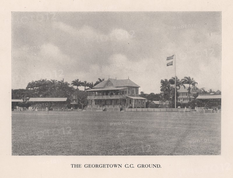 The Georgetown Cricket Club Ground, British Guiana, 1910 (1912). Artist: Unknown.