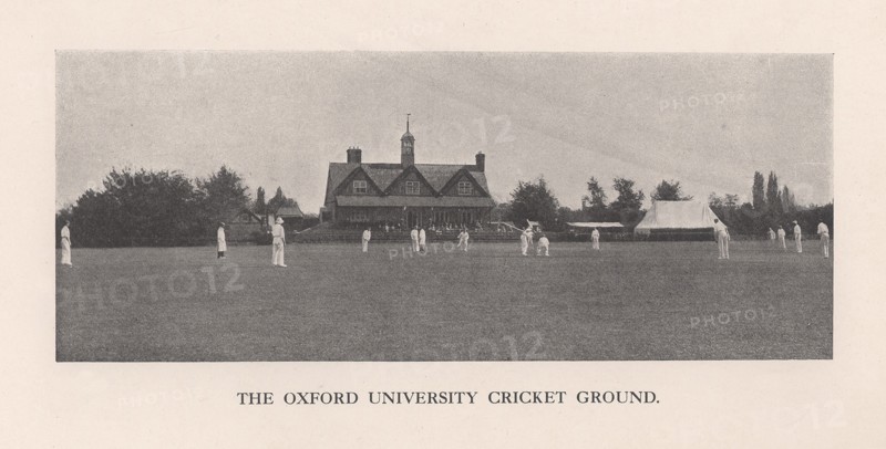 The Parks, cricket ground of Oxford University, 1912. Artist: Hills and Saunders.
