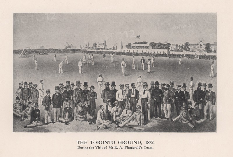 The Toronto Cricket Ground, 1872 (1912). Artist: Unknown.