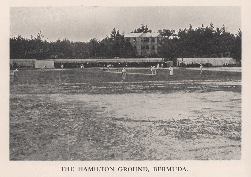The Hamilton Cricket Ground, Bermuda, 1912. Artist: HP Baily.