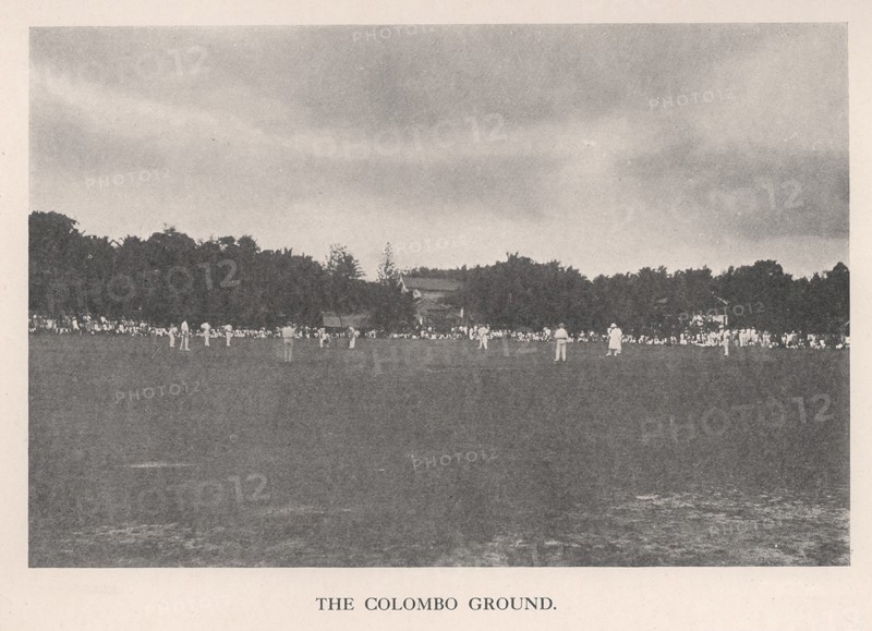 The Colombo Cricket Ground, Ceylon, 1912.   Artist: Unknown.