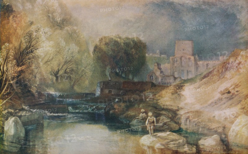'Brinkburn Priory, Northumberland', c1830. Artist: JMW Turner.