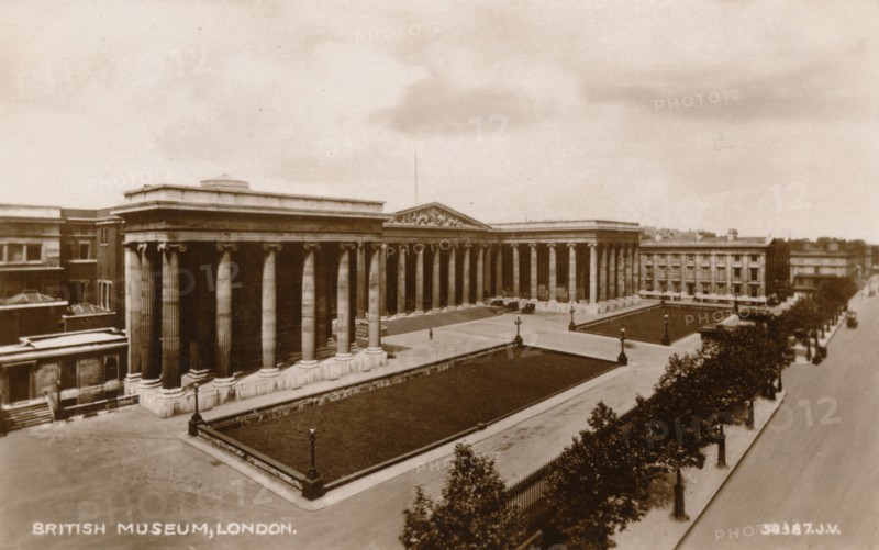 'British Museum, London', c1920.  Artist: Unknown.