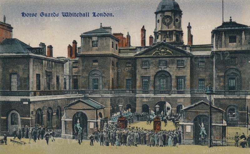 'Horse Guards Whitehall London', c1910.  Artist: Unknown.