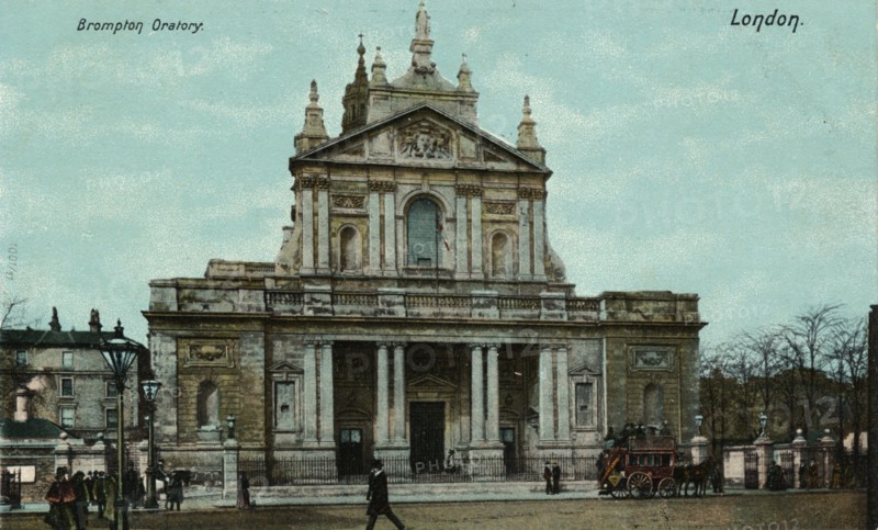 'Brompton Oratory, London', c1910.  Artist: Unknown.