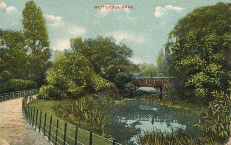 'Battersea Park', c1909. Artist: Unknown.
