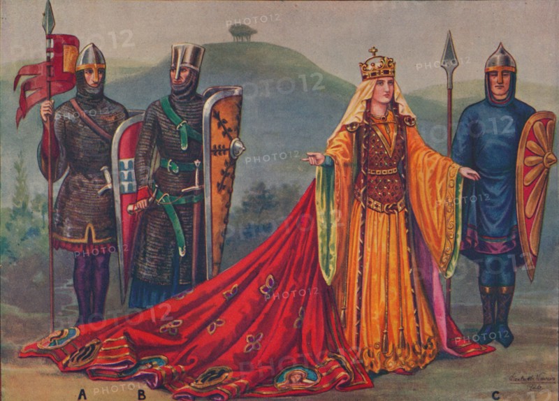 'The Lady of the English, 1141', 1926. Artist: Herbert Norris.