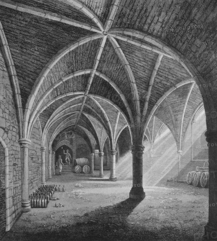 South-west view of Gerrard's Hall, London, c1834 (1906). Artist: Unknown.