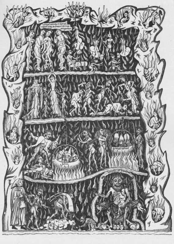 'Torments of Hell', c1185 (1906). Artist: Unknown.