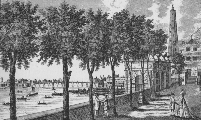 York Watergate, Westminster, 1784 (1911). Artist: Alexander Hogg.