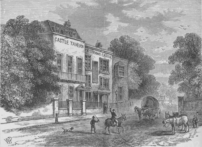 Jack Straw's Castle, Hampstead, London, c1900 (1911). Artist: Unknown.