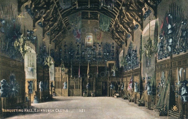 'Banqueting Hall, Edinburgh Castle', c1930. Artist: Unknown.