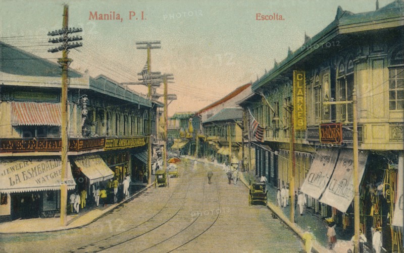 'Manila, P.I. Escolta', c1912. Artist: Unknown.
