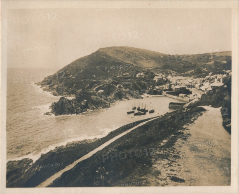 'Polperro from Talland Cliff Path', 1927. Artist: Unknown.