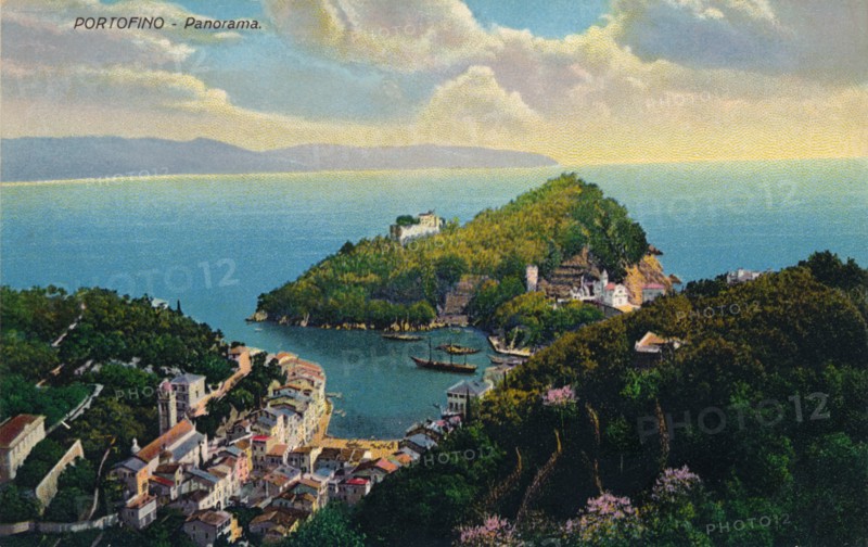 'Portofino - Panorama', c1890. Artist: Unknown.