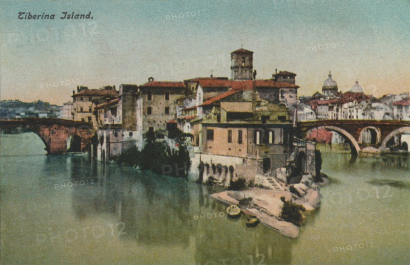 'Tiberina Island', c1900.  Artist: Unknown.