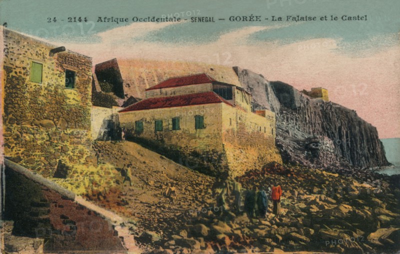 'Afrique Occidentale -Senegal - Gorée - La Falasise et le Castel', c1900.  Artist: Unknown.
