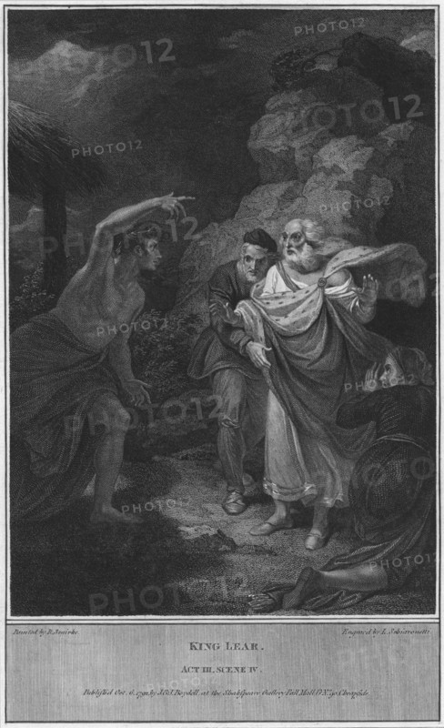 'King Lear. Act III. Scene IV', 1792. Artist: Luigi Schiavonetti.
