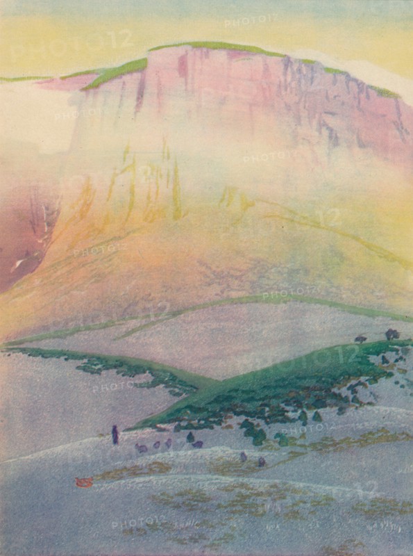 'The Last Gleam, Corsica', c1920, (1928). Artist: William Giles.