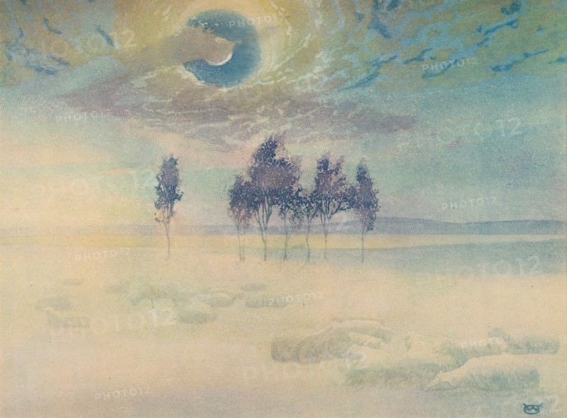 'October Mist', c1920, (1928). Artist: William Giles.