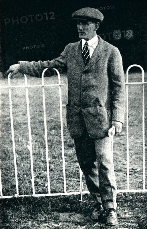 Survivor of a terrible smash: Mr Sydney Pickles, the Caudron expert, 1913 (1934). Artist: Flight Photo.