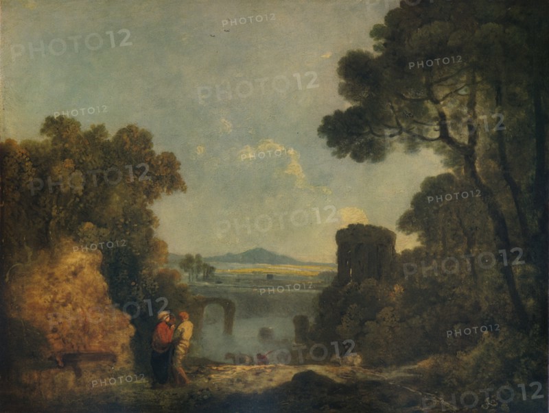 'Italian River Landscape with a broken Bridge', c1779, (1938). Artist: Richard Wilson.