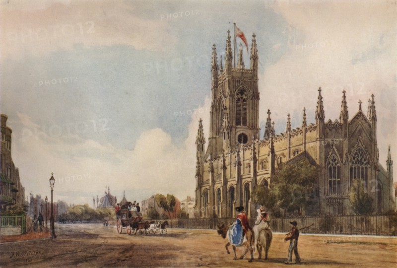 'St. Peter's Church, Brighton', 1840, (1938). Artist: Frederick William Woledge.