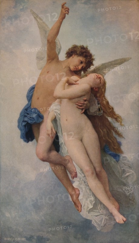 'Cupid and Psyche', 1889, (1938). Artist: William-Adolphe Bouguereau.