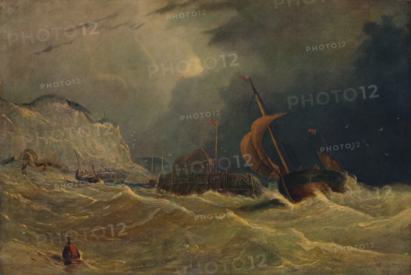 'Stormy Seascape', c1830, (1938). Artist: Unknown.