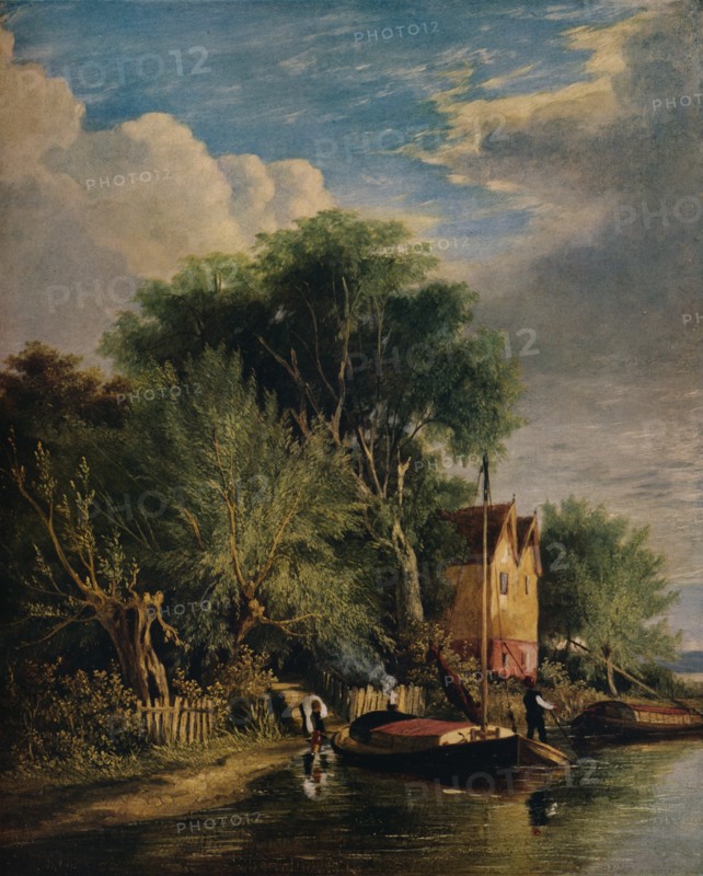 'On the Yare', c1828, (1938). Artist: George Vincent.