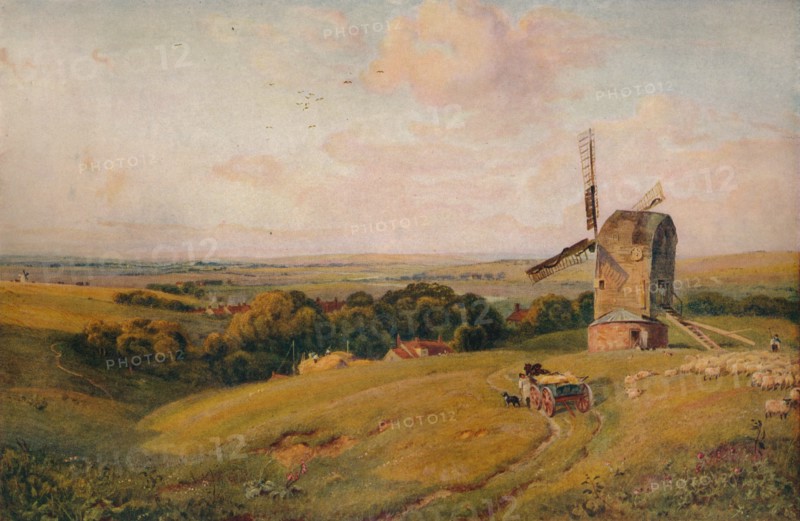 'Alfriston Mill', c1886, (1938). Artist: Robert Thorne Waite.